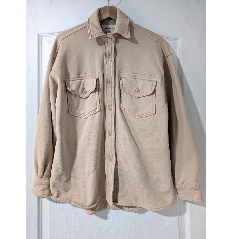 Aritzia Wilfred Free | Free Terry Fleece Shirt Jacket - Picture 2 of 9